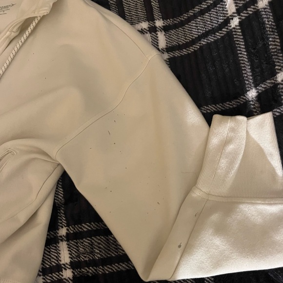 White/cream zip up sweater - Picture 3 of 3